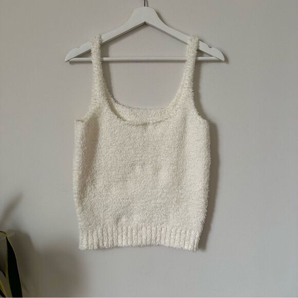 SKIMS Cozy Knit Tank Top in Bone White Size L/XL - Picture 3 of 8